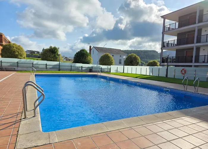 Costa Playa De Llas, Terraza, Piscina Y Pista De Padel Appartement Foz
